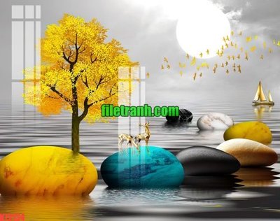 Tệp tin gốc File gốc in tranh nền tường tổng hợp K72134 (dùng cho in) File gốc in tranh nền tường tổng hợp K72134