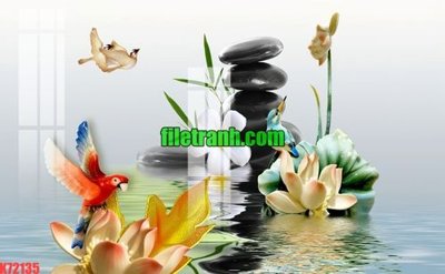 File gốc File gốc in tranh nền tường tổng hợp K72135 (thiết kế) cho in ấn