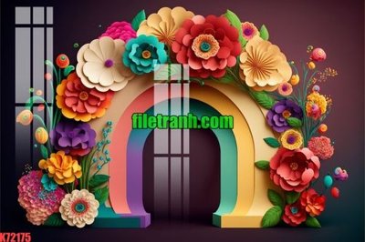 Hình ảnh file gốc in lụa File gốc in tranh nền tường tổng hợp K72175