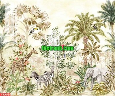 Tải về file tranh gốc File gốc in tranh nền tường tổng hợp K72225 (để in quảng cáo)