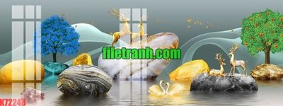 Download file File gốc in tranh nền tường tổng hợp K72248 (gốc) in mica bàn thờ