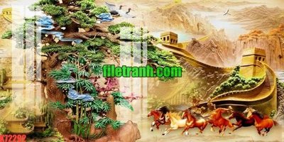 File gốc File gốc in tranh nền tường tổng hợp K72292 (in tráng gương) sang trọng