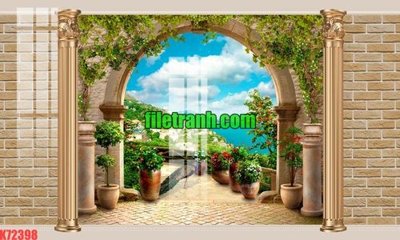 File gốc File gốc in tranh nền tường tổng hợp K72398 (cho in UV) siêu nét