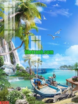 File ảnh File gốc in tranh nền tường tổng hợp K72476 (gốc) in PP, decal