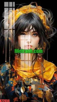 File tranh File gốc in tranh nền tường tổng hợp K72656 (gốc) phong cách tối giản