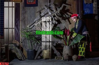 File tranh File gốc in tranh nền tường tổng hợp K72752 (file gốc) chủ đề phong thủy