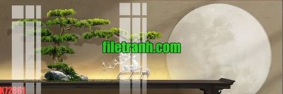 File gốc in tráng gương File gốc in tranh nền tường tổng hợp K72861 chi tiết