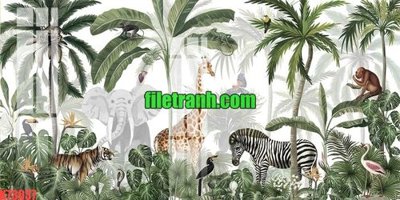 File gốc File gốc in tranh nền tường tổng hợp K73037 (thiết kế) cho in ấn