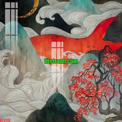 Tải file gốc File gốc in tranh nền tường tổng hợp K73113 (bản PSD) còn layer