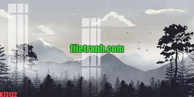 Ảnh gốc File gốc in tranh nền tường tổng hợp K73122 (siêu chi tiết) để in ấn