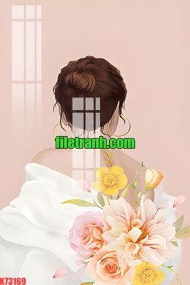 Download file gốc File gốc in tranh nền tường tổng hợp K73169 (in lụa) cao cấp