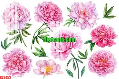 File gốc File gốc in tranh nền tường tổng hợp K73452 (thiết kế) độc quyền