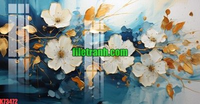 File tranh PSD File gốc in tranh nền tường tổng hợp K73472 chất lượng cao