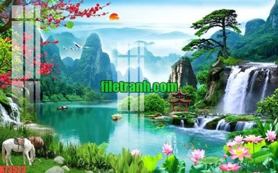 File in mica File gốc in tranh nền tường tổng hợp K73523 (ảnh gốc) đẹp