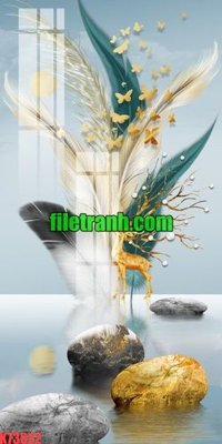 File tranh gốc File gốc in tranh nền tường tổng hợp K73622 chủ đề hiện đại