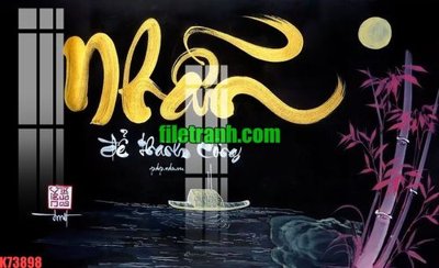 File gốc File gốc in tranh nền tường tổng hợp K73898 (in lụa) chi tiết cao