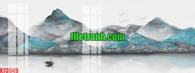 File gốc in ấn File gốc in tranh nền tường tổng hợp K73949 chất lượng vượt trội