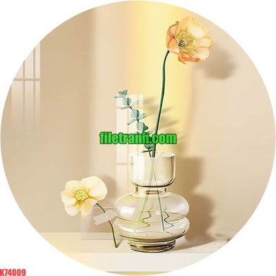 Hình ảnh file gốc in lụa File gốc in tranh nền tường tổng hợp K74009