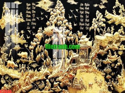 File gốc in mica File gốc in tranh nền tường tổng hợp K74040 chất lượng