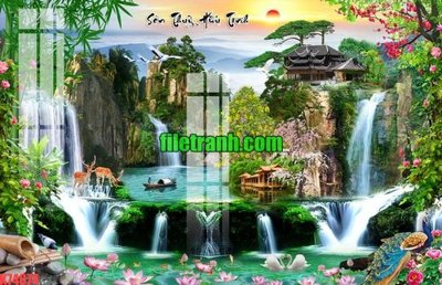 File tranh File gốc in tranh nền tường tổng hợp K74074 (ảnh gốc) độ nét vượt trội