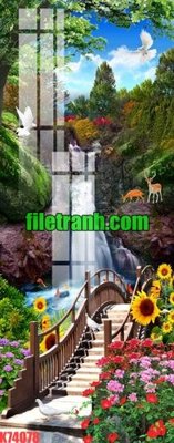 Ảnh gốc File gốc in tranh nền tường tổng hợp K74078 (độ nét cao) in mica