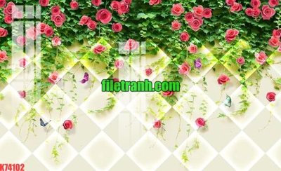 File gốc File gốc in tranh nền tường tổng hợp K74102 (thiết kế) độc quyền