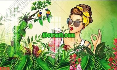 File gốc File gốc in tranh nền tường tổng hợp K74113 cho in ấn và thiết kế