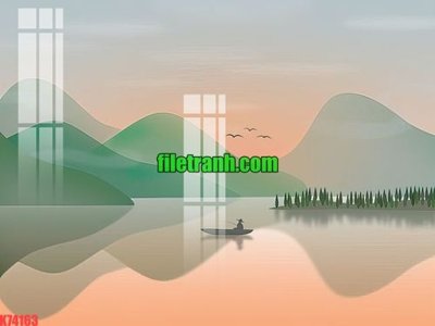 Tải file File gốc in tranh nền tường tổng hợp K74163 (gốc) để in ấn ngay