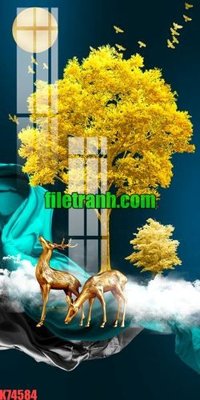 File in trần File gốc in tranh nền tường tổng hợp K74584 (file gốc) hoa văn 3D