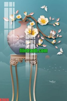 File in trần File gốc in tranh nền tường tổng hợp K74616 (file gốc) xuyên sáng