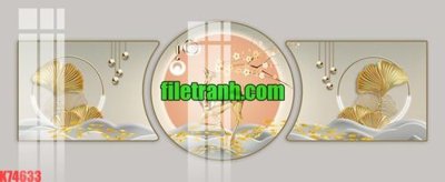 File in trần File gốc in tranh nền tường tổng hợp K74633 (file gốc) phong thủy