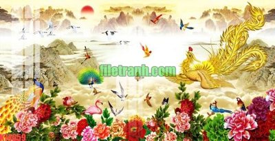 File gốc File gốc in tranh nền tường tổng hợp K74659 (PNG) nền trong suốt