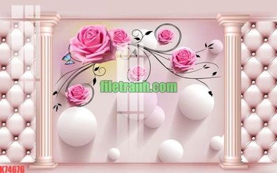 Ảnh gốc File gốc in tranh nền tường tổng hợp K74676 (độ nét cao) in tráng gương