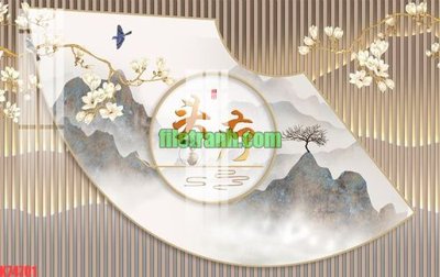 File gốc File gốc in tranh nền tường tổng hợp K74701 (in lụa) hoa văn cổ điển