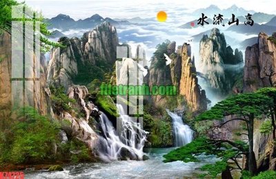 File gốc File gốc in tranh nền tường tổng hợp K74725 (AI/EPS) cho in ấn