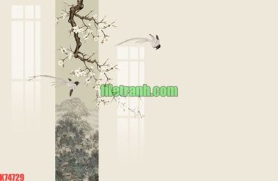 File tranh gốc File gốc in tranh nền tường tổng hợp K74729 (bản quyền) độc đáo