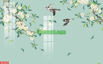 File gốc File gốc in tranh nền tường tổng hợp K74744 (in tráng gương) hiện đại