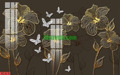 File tranh File gốc in tranh nền tường tổng hợp K74762 (ảnh gốc) cho in ấn kỹ thuật số