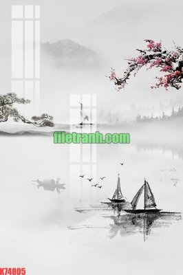 File gốc File gốc in tranh nền tường tổng hợp K74805 (vector) cho in ấn