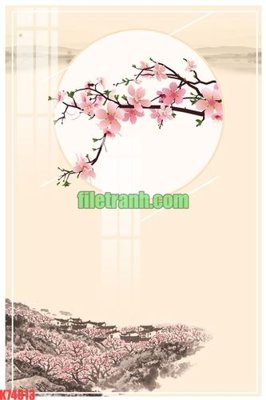 Download file gốc File gốc in tranh nền tường tổng hợp K74813 (in lụa) tranh 3D