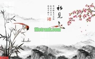 File PSD File gốc in tranh nền tường tổng hợp K74819 (gốc) cho designer