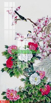 Hình ảnh file gốc in trần nhà File gốc in tranh nền tường tổng hợp K74868