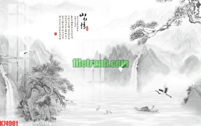 File tranh File gốc in tranh nền tường tổng hợp K74901 (gốc) chủ đề thiên nhiên