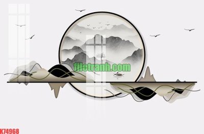 File gốc File gốc in tranh nền tường tổng hợp K74968 (phong cách) cổ điển