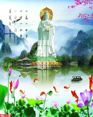 File in trần File gốc in tranh nền tường tổng hợp K75002 (bản gốc) bầu trời