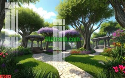 File tranh quảng cáo File gốc in tranh nền tường tổng hợp K75012 (download file gốc)