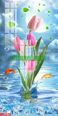 Download file File gốc in tranh nền tường tổng hợp K75023 (gốc) in mica đèn LED