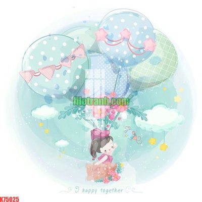 File in trần File gốc in tranh nền tường tổng hợp K75025 (bản gốc) đại dương