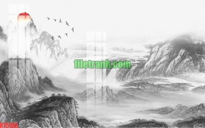 File gốc File gốc in tranh nền tường tổng hợp K75105 (cho in ấn) độc quyền