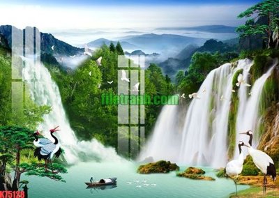 File gốc File gốc in tranh nền tường tổng hợp K75128 (in 3D) cho trang trí